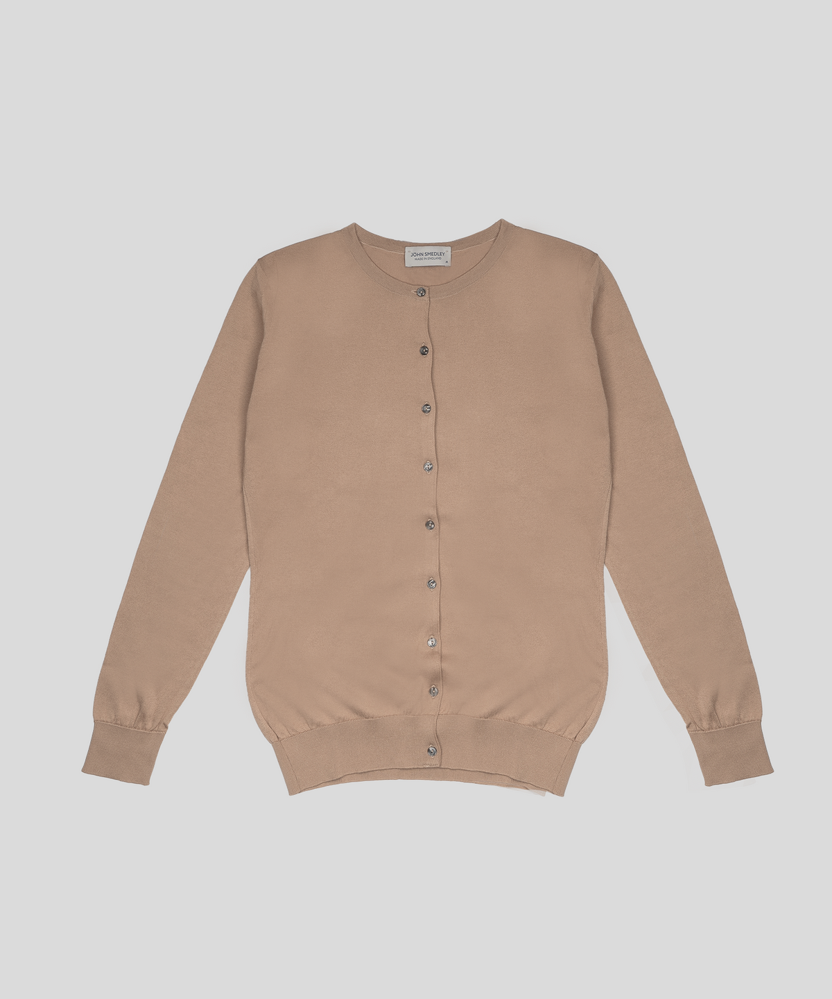 존 스메들리(JOHN SMEDLEY) ISLINGTON Round-Neck Cardigan Sea Island Cotton Knit Heritage Col.3_10 Colors
