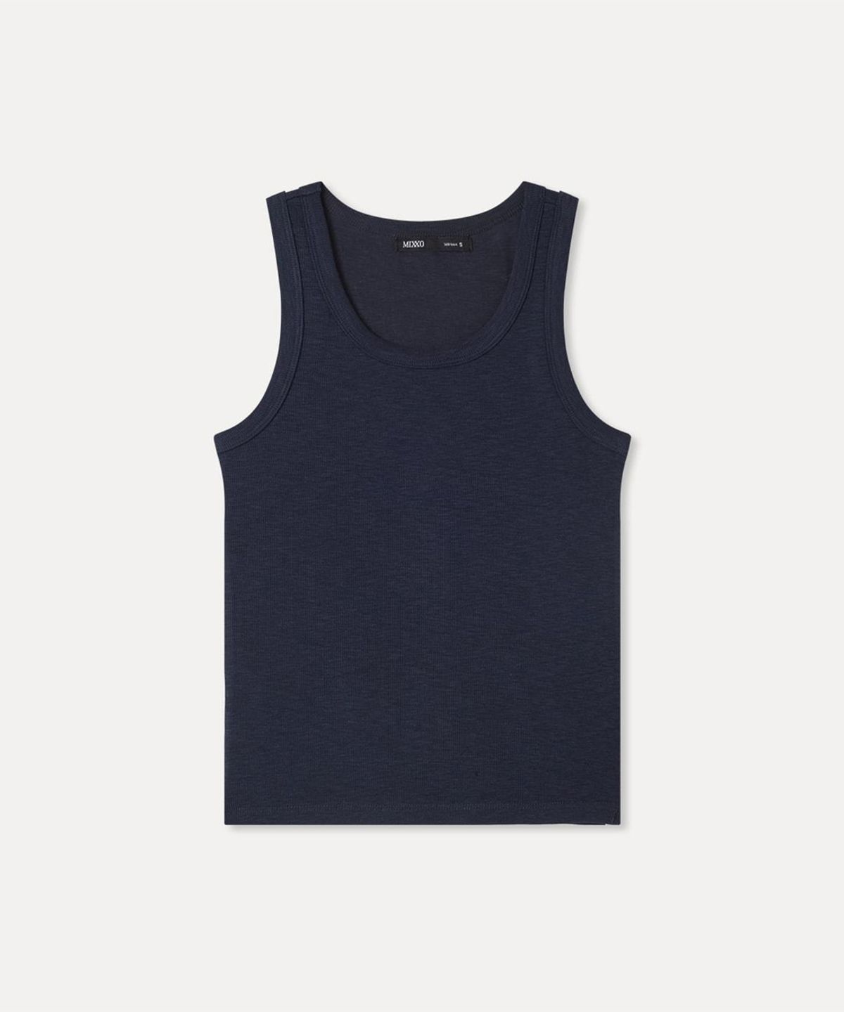 미쏘(MIXXO) 라운드넥 슬리브리스 RE HNG55SS_MIWHNG72QS