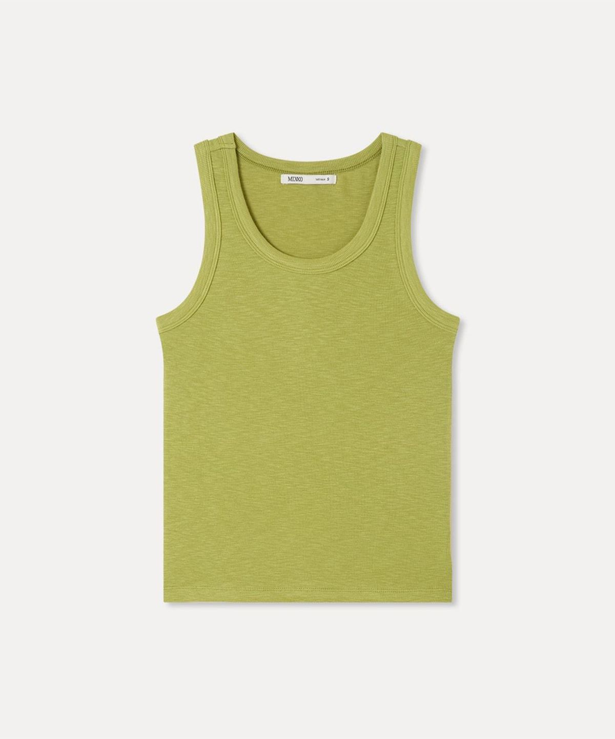 미쏘(MIXXO) 라운드넥 슬리브리스 RE HNG55SS_MIWHNG72QS