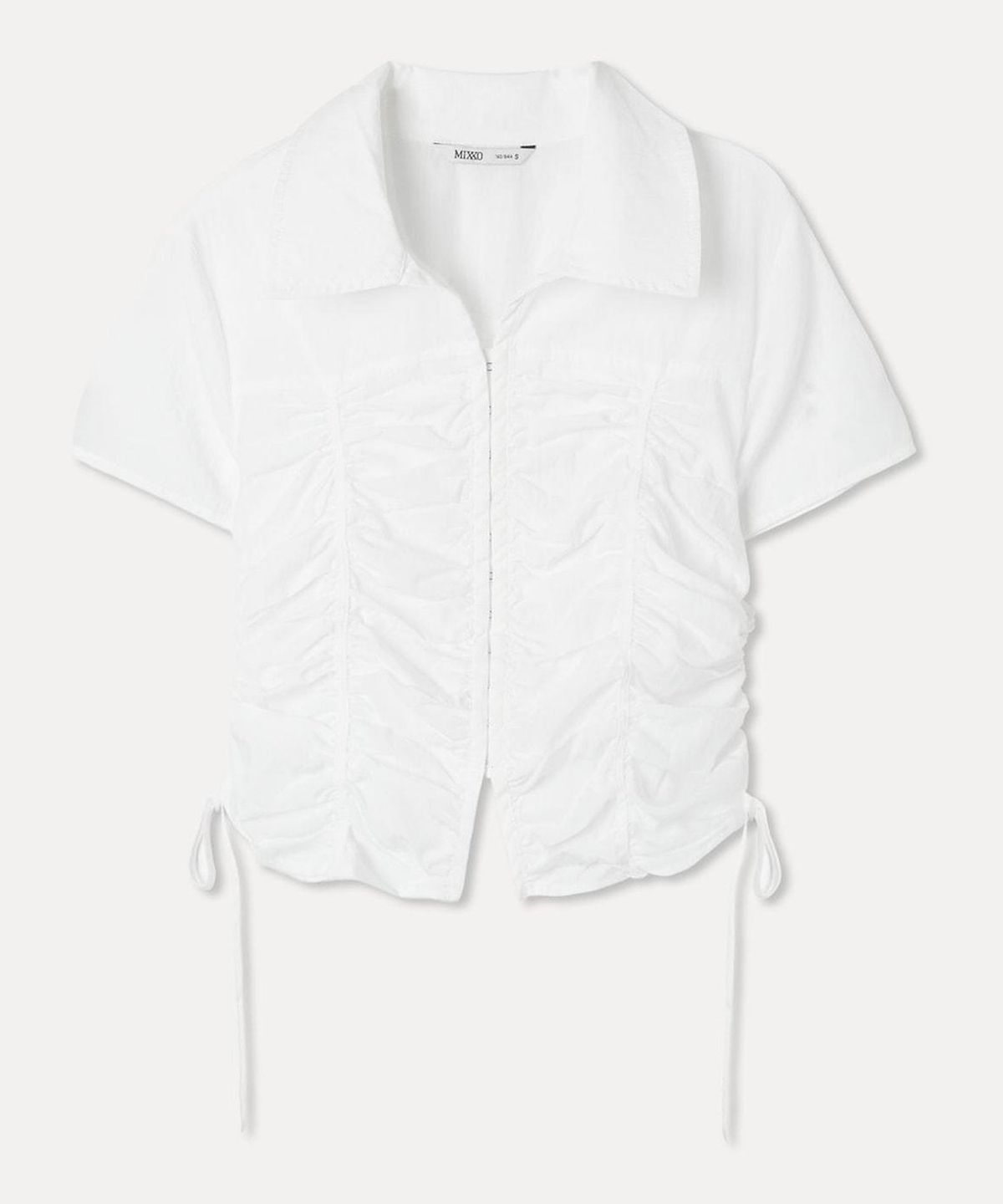 미쏘(MIXXO) 셔링 후크 셔츠_MIWYAG609C