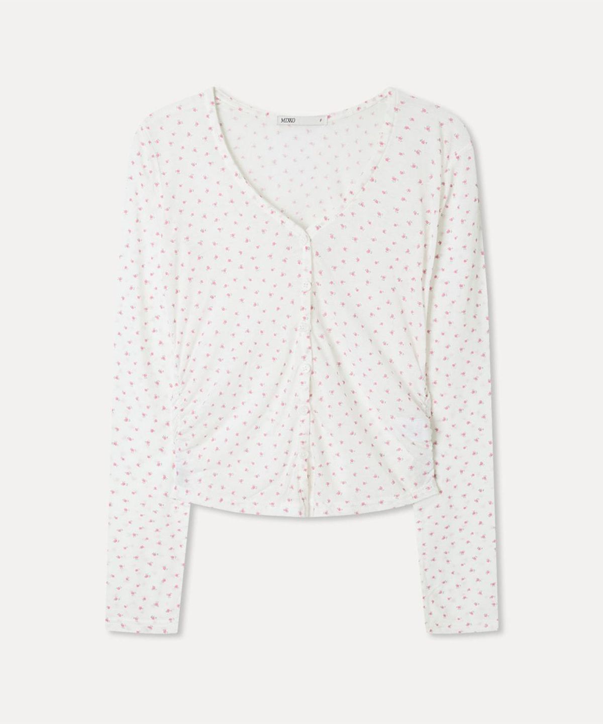 미쏘(MIXXO) 잔꽃 패턴 가디건_MIWCMG709S