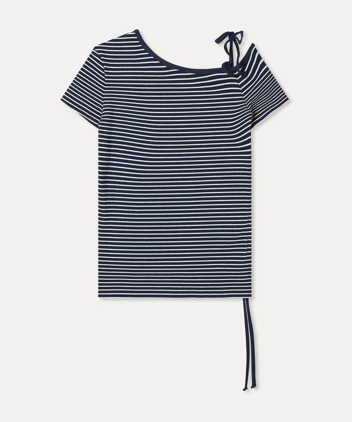 미쏘(MIXXO) 원숄더 반팔 티셔츠_MIWHWG603A