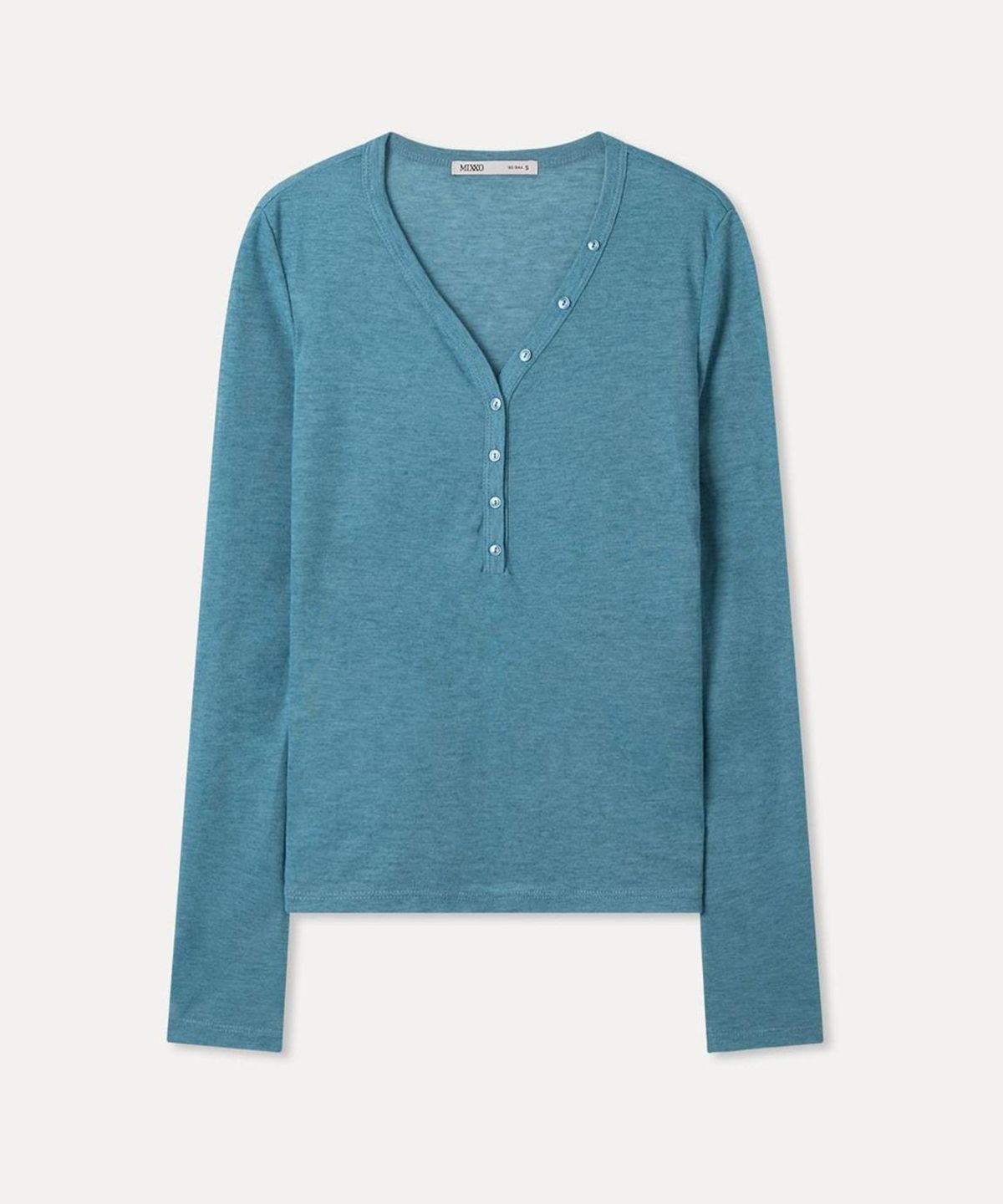미쏘(MIXXO) 버튼업 시스루 긴팔 티셔츠 RE LWG44MS_MIWLWG70QA MIWLWG98QA