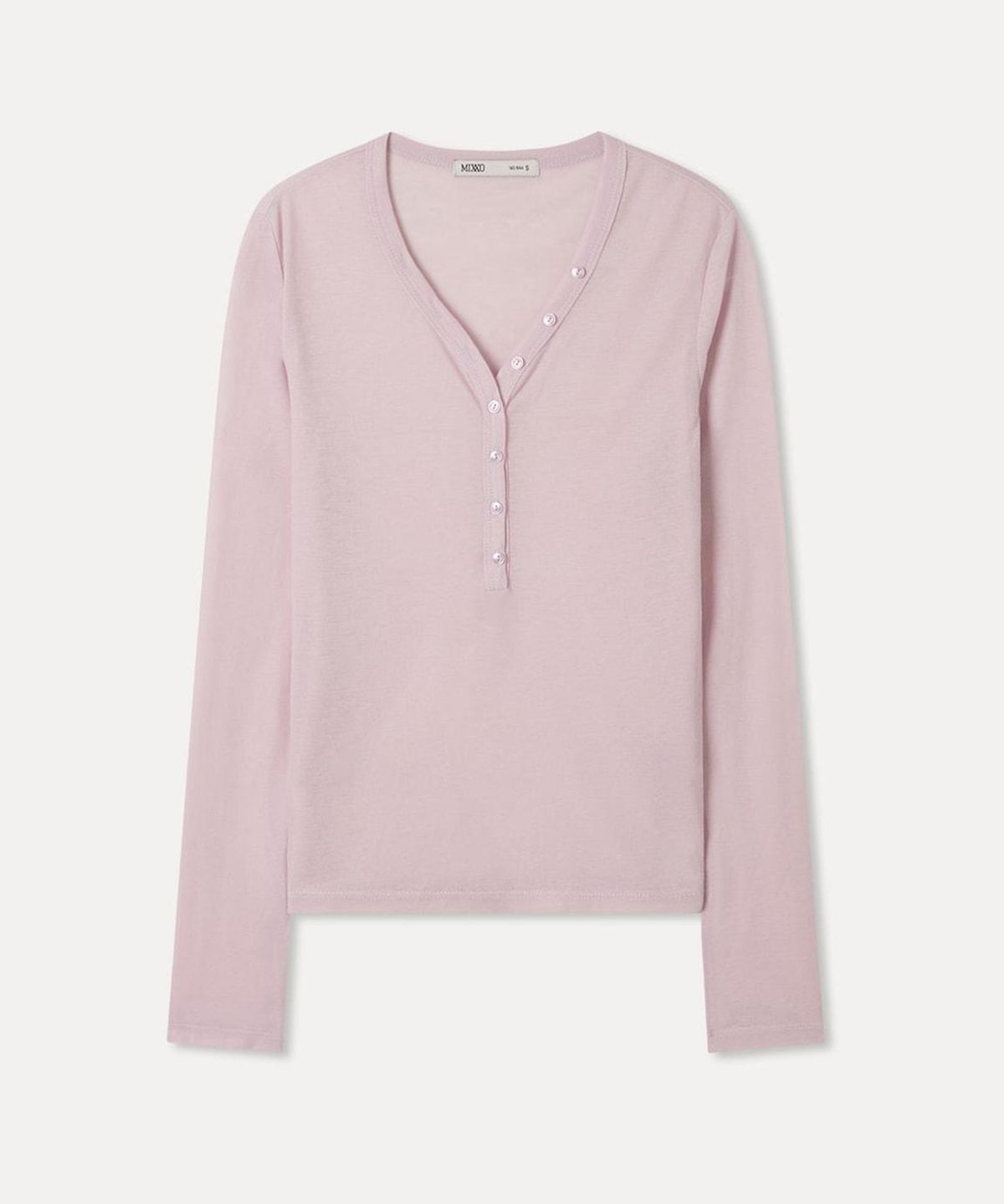 미쏘(MIXXO) 버튼업 시스루 긴팔 티셔츠 RE LWG44MS_MIWLWG70QA MIWLWG98QA