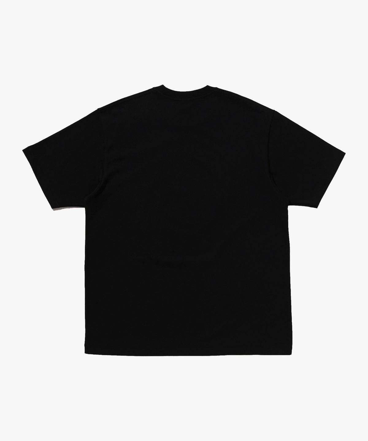 베이프(BAPE) 스프레이 콜리지 릴렉스드 핏 티셔츠(M) BLACK