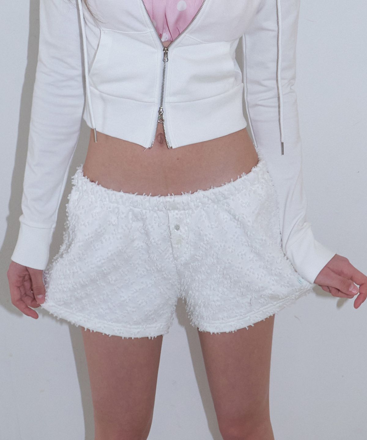 그리트(GREET) 로비안 트임 투웨이 후드집업_Robian Hoodie_Ivory