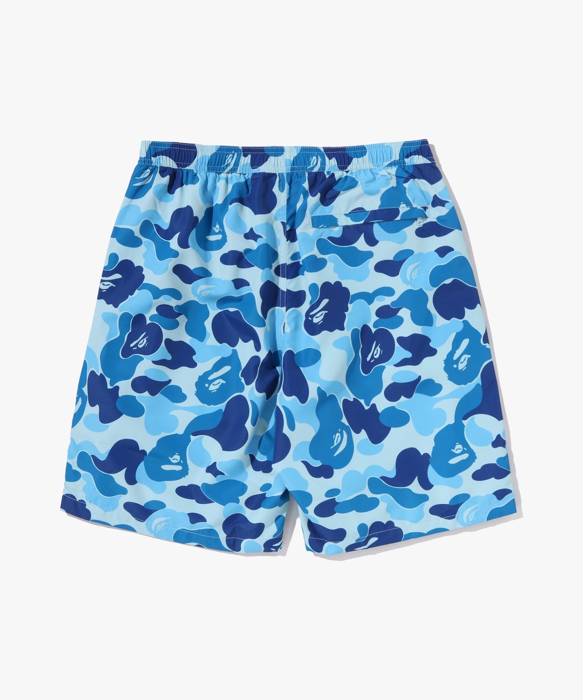 베이프(BAPE) ABC 카모 에이프 헤드 원 포인트 비치 쇼츠(M) BLUE