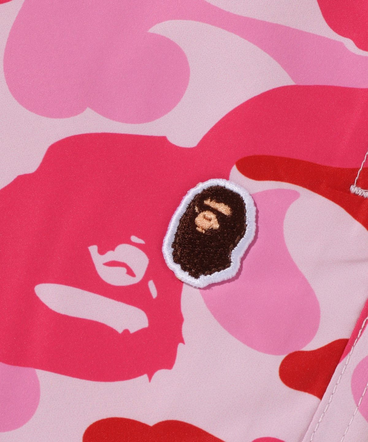 베이프(BAPE) ABC 카모 에이프 헤드 원 포인트 비치 쇼츠(M) PINK