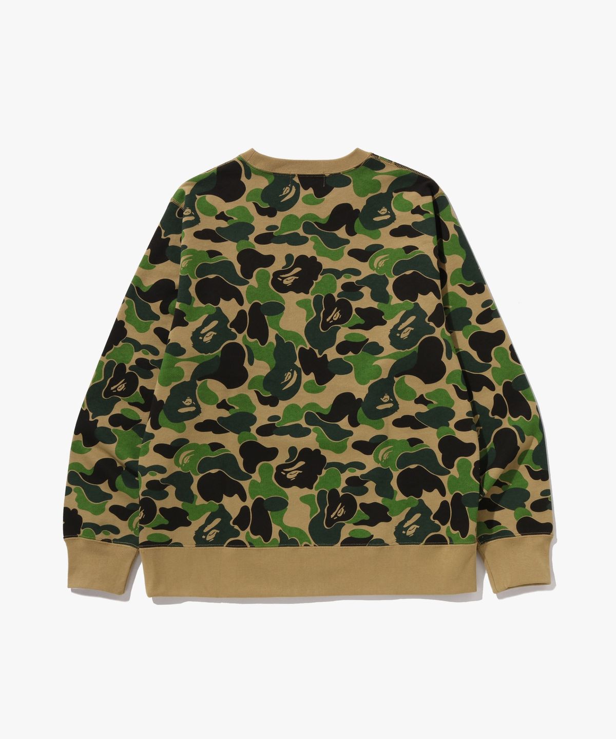 베이프(BAPE) ABC 카모 BY BATHING APE 크루넥 스웨트셔츠(M) GREEN