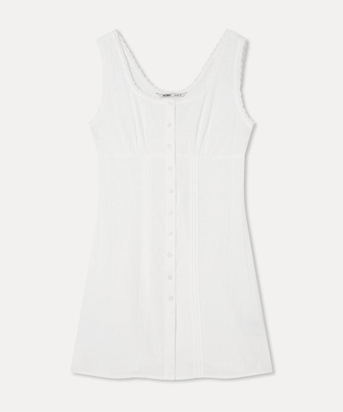 미쏘(MIXXO) 핀턱 미니 원피스_MIWOWG701G
