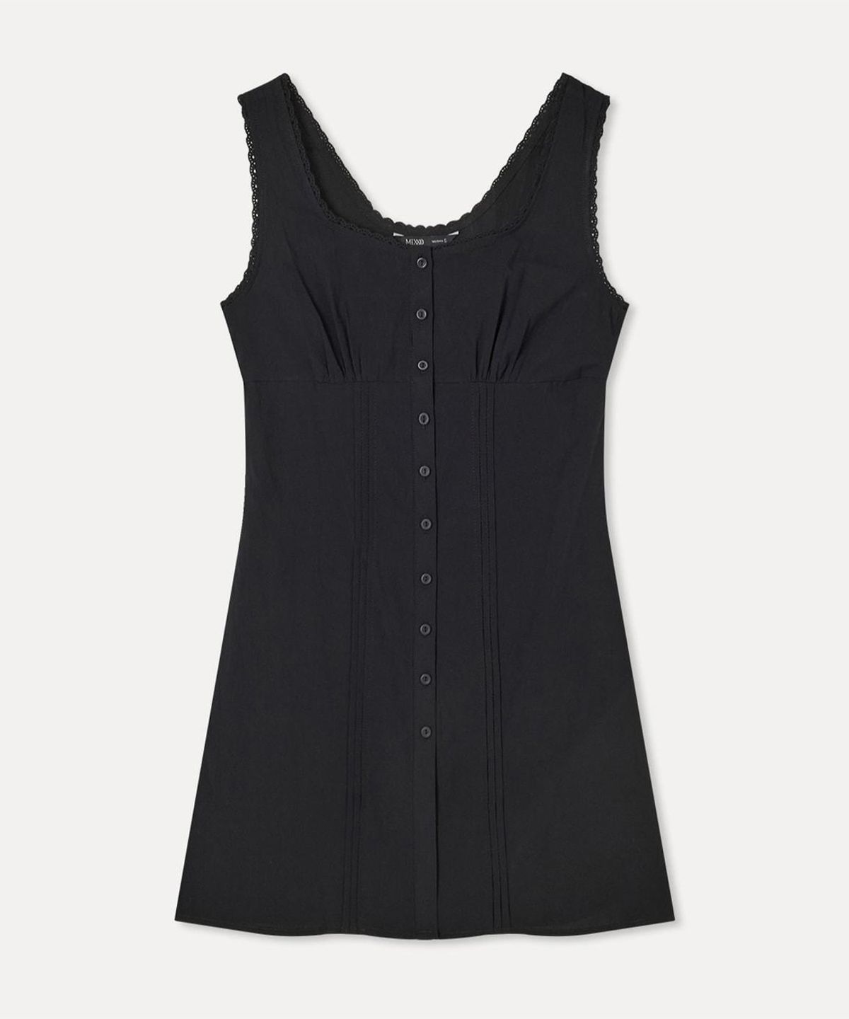 미쏘(MIXXO) 핀턱 미니 원피스_MIWOWG701G