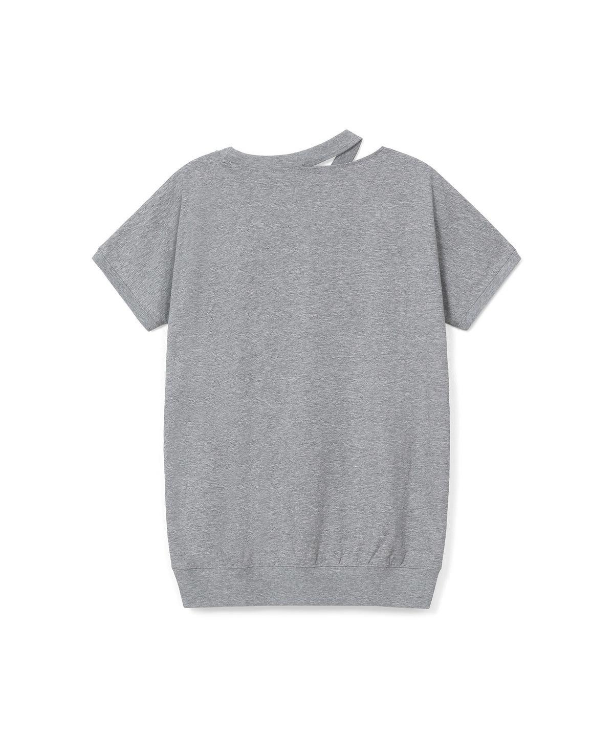 썬번프로젝트(SUNBURNPROJECT) FRUITS SLIT T-SHIRT, MELANGE GRAY