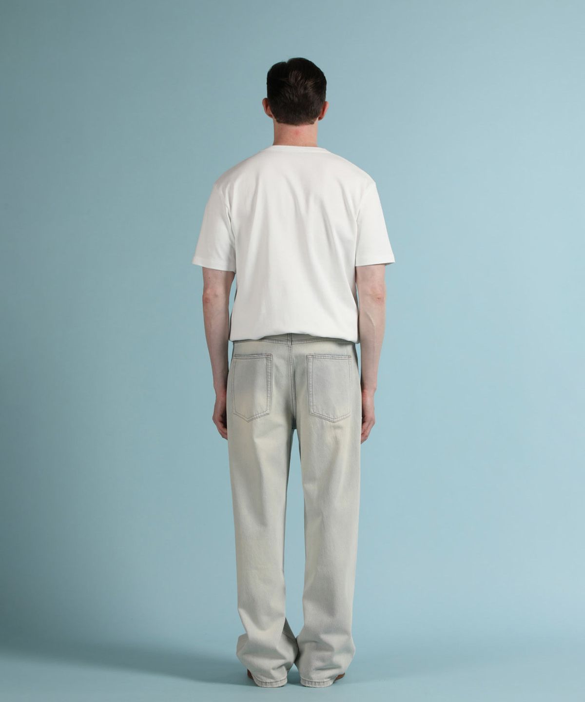빠니깔레(PANICALE) 라이트워시 와이드핏 데님 팬츠