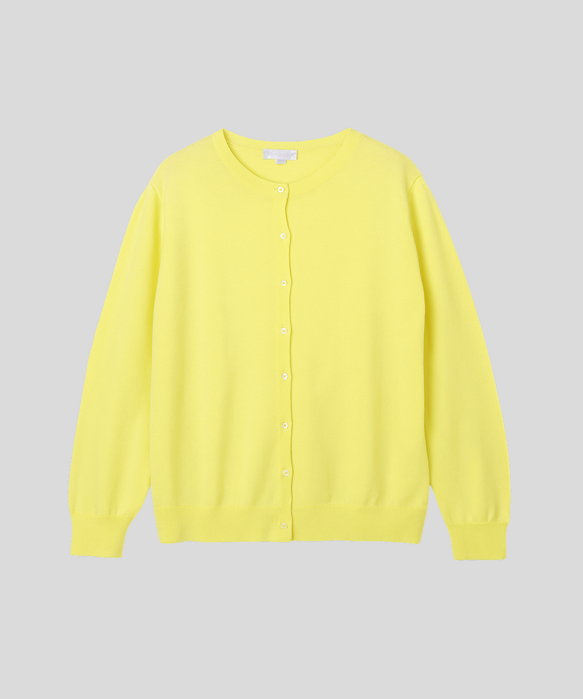 존 스메들리(JOHN SMEDLEY) ISLINGTON Round-Neck Cardigan Sea Island Cotton Knit Heritage Col.4_9 Colors