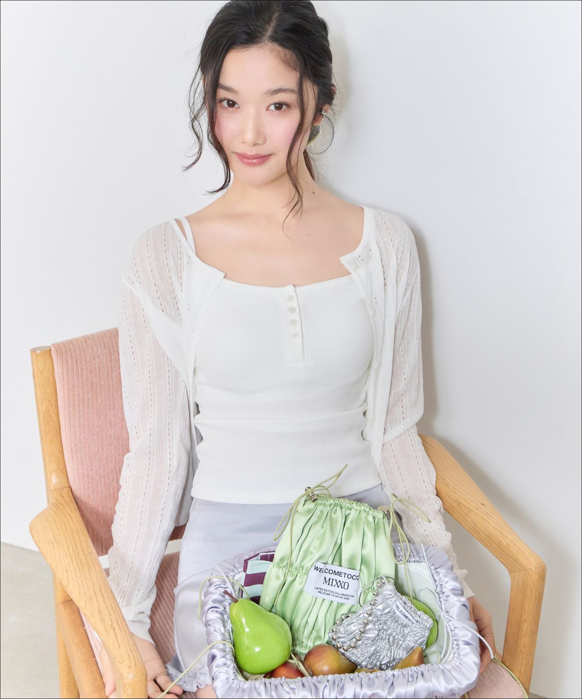 미쏘(MIXXO) [미쏘X웰컴투씨씨씨] 패브릭 수납 박스_MIA0AG731A