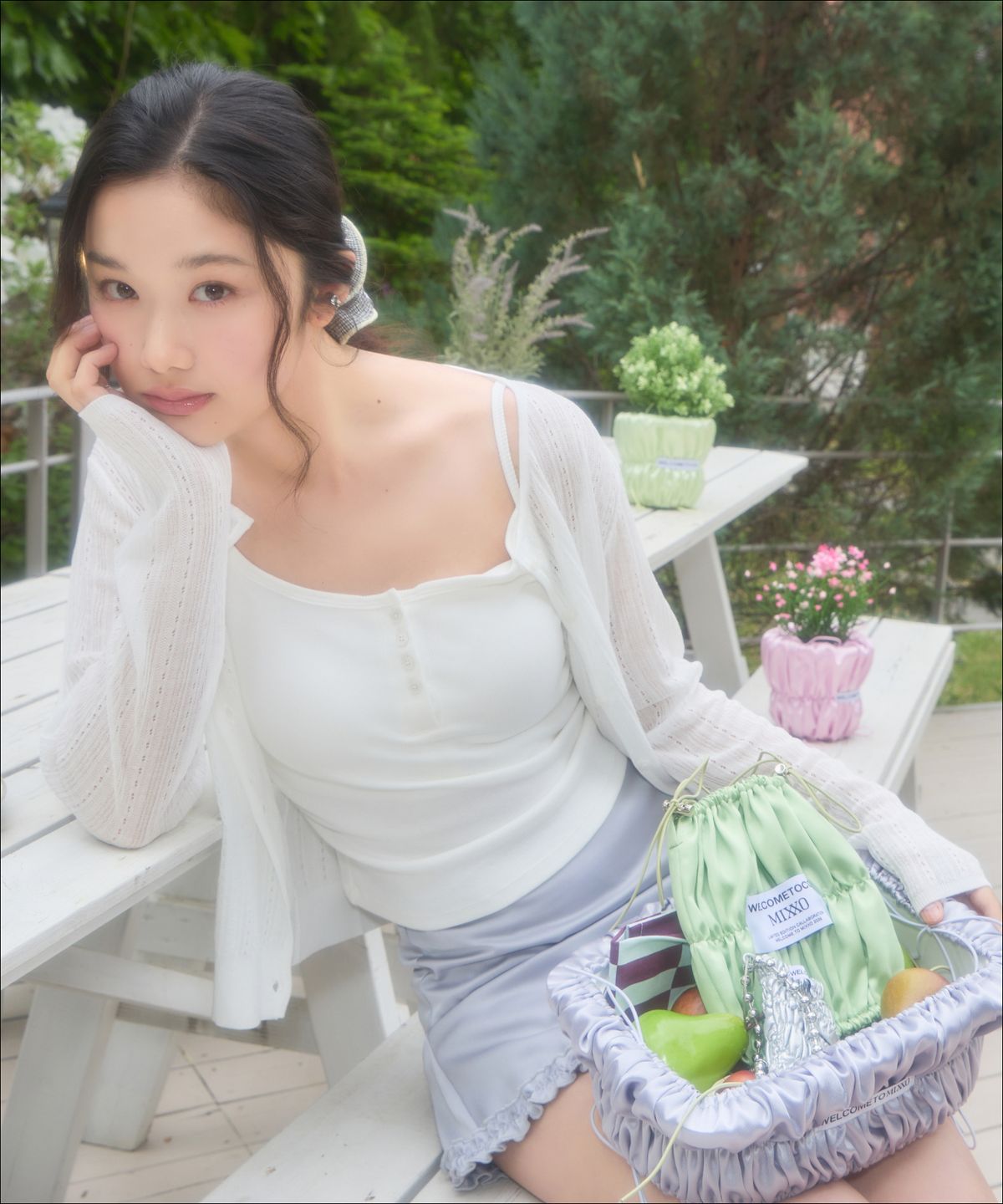 미쏘(MIXXO) [미쏘X웰컴투씨씨씨] 패브릭 수납 박스_MIA0AG731A