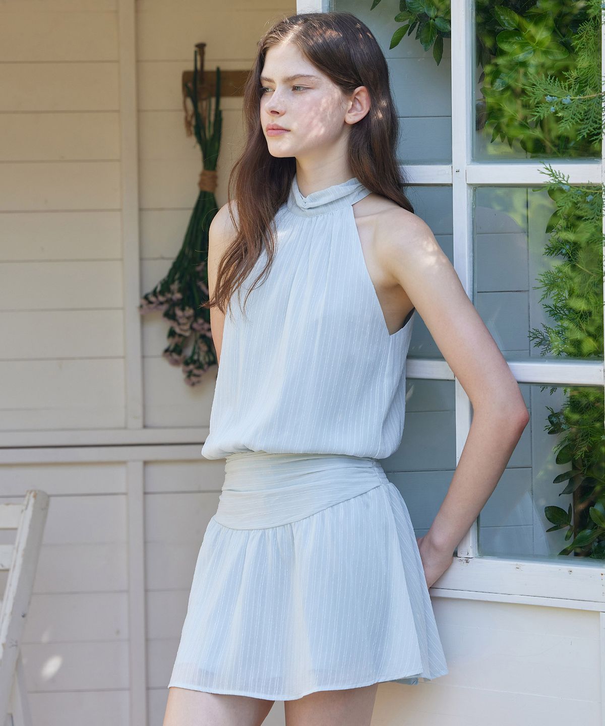 벨로디네라(VALLO DE NERA) Annie Dress Sky Blue