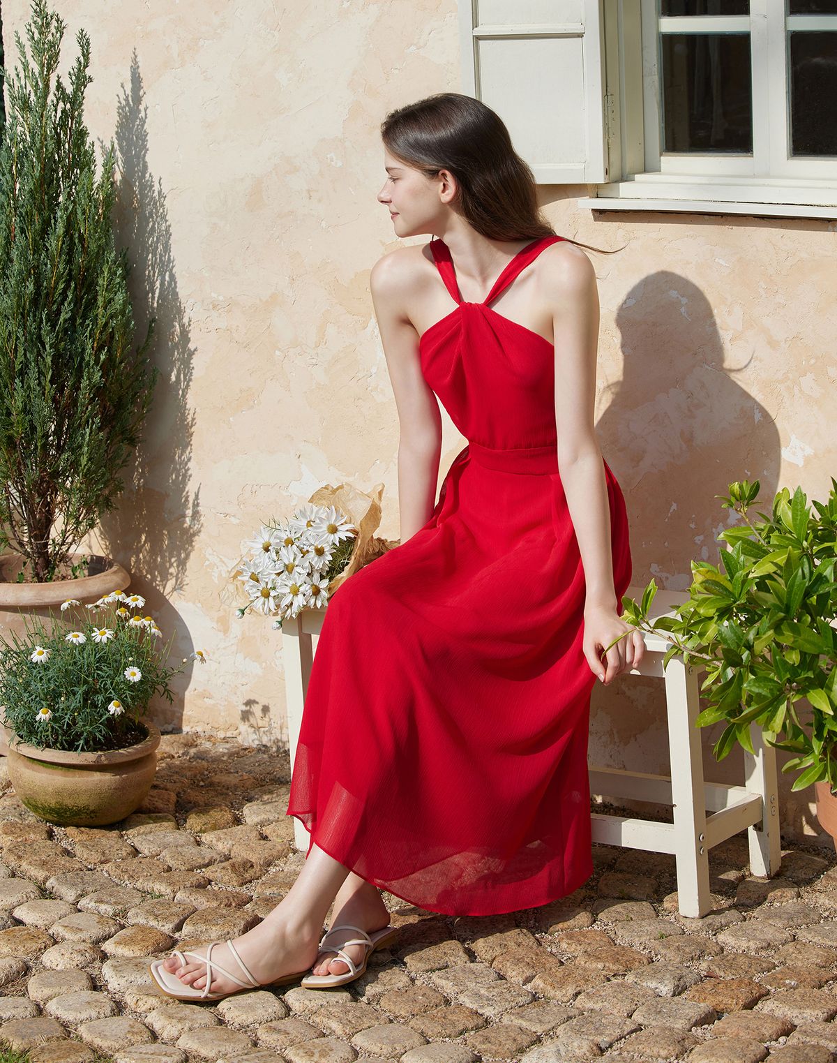 벨로디네라(VALLO DE NERA) Charlotte Dress Red