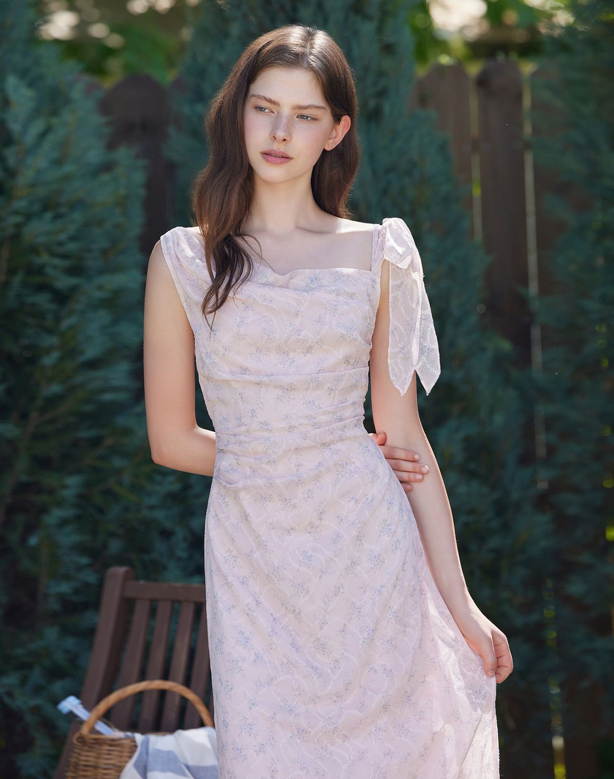 벨로디네라(VALLO DE NERA) Siena Dress Pink