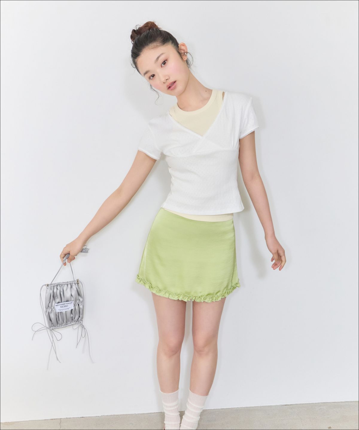 미쏘(MIXXO) [미쏘X웰컴투씨씨씨] 미니 크로스백_MIAAAG730A