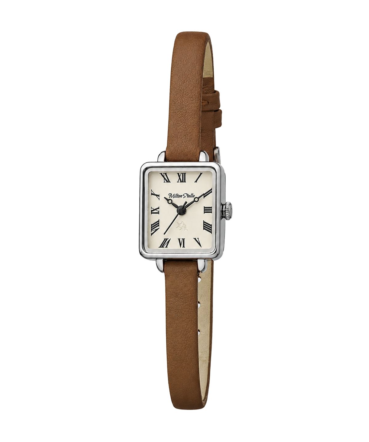 밀튼 스텔리(MILTON STELLE) Square Leather Watch MS-164R
