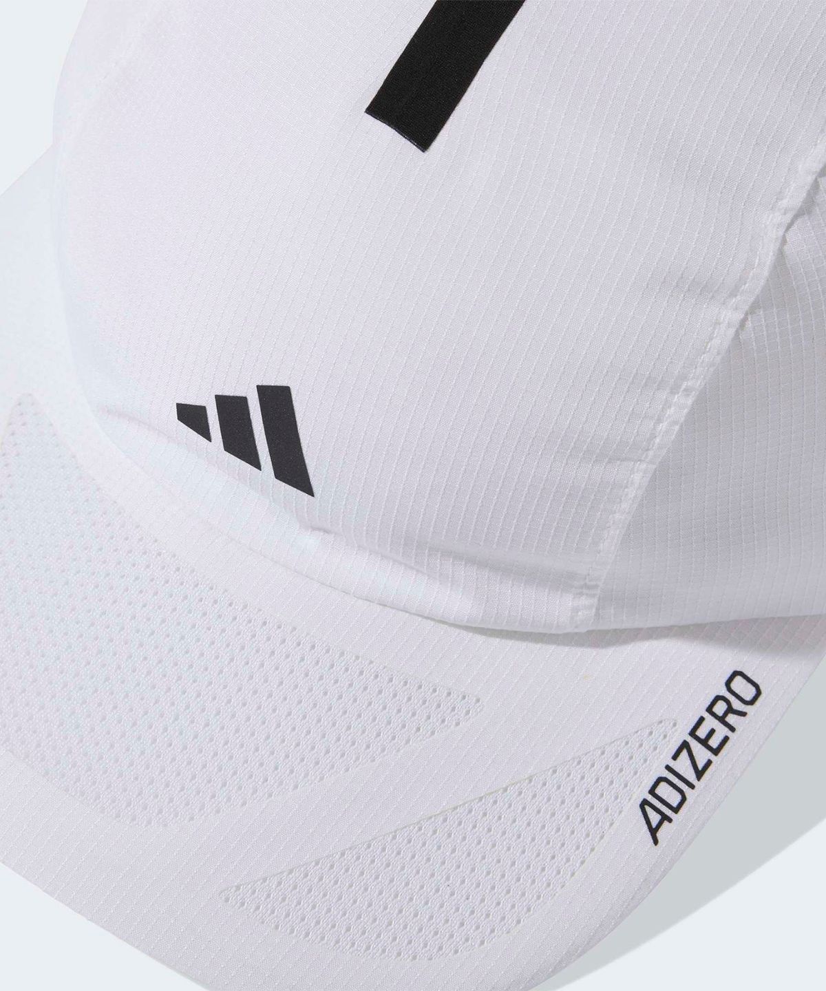 아디다스(ADIDAS) 러닝 x 아디제로 라이트웨이트 클라이마쿨 캡 - 화이트:블랙 / KD6975