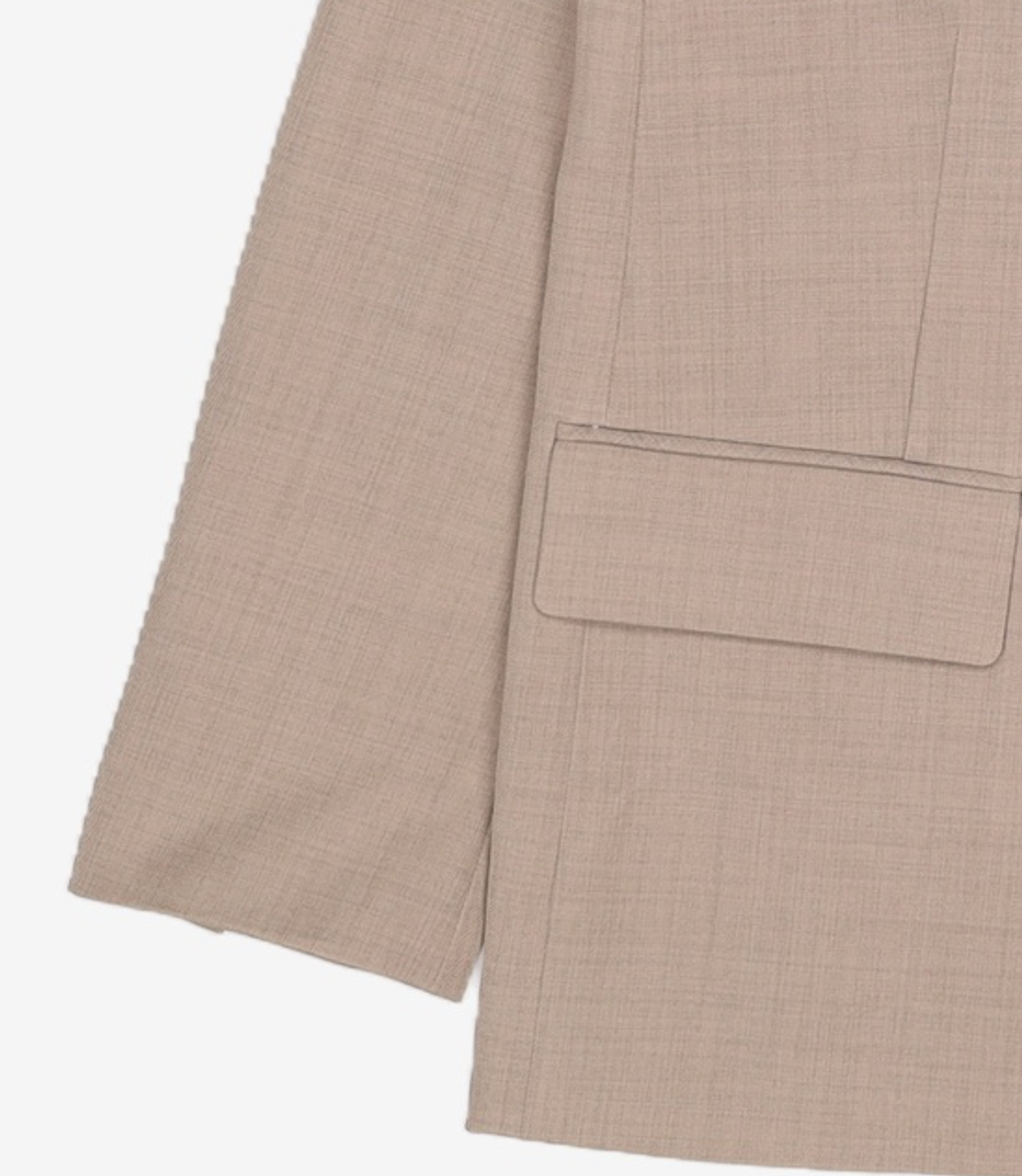 미쏘(MIXXO) 테일러드 원버튼 슬림자켓_MIWJKE303B M