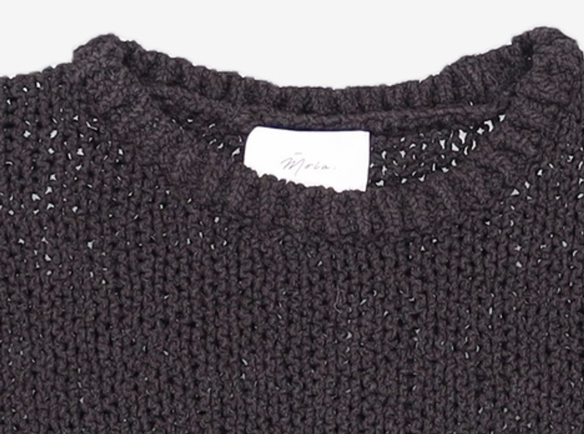 모이아(MOIA) marte half knit (beige) OS