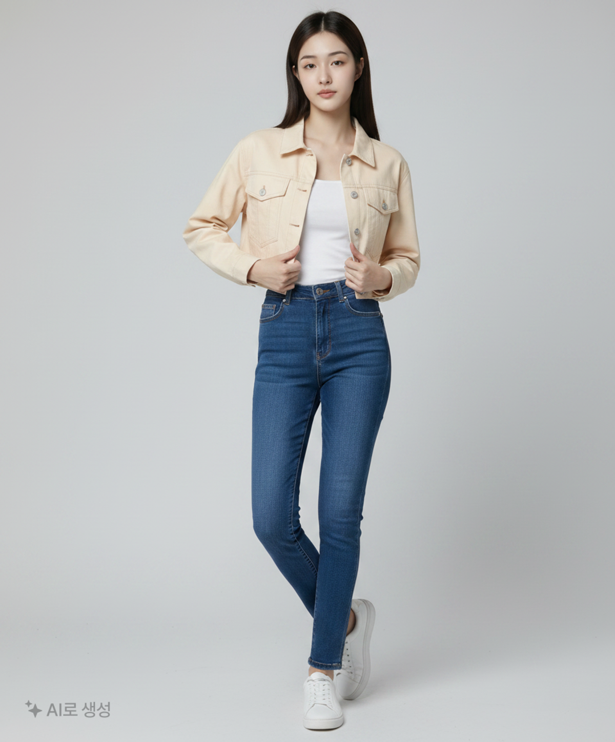 스파오(SPAO) 데님/트러커 재킷 S