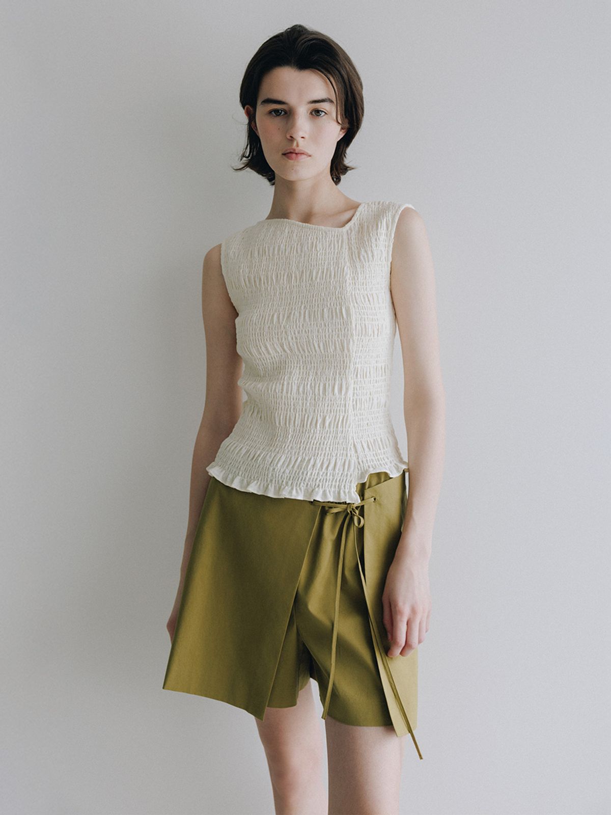 루에브르(LOEUVRE) E-Band Wrap Shorts SW6ML777_2color