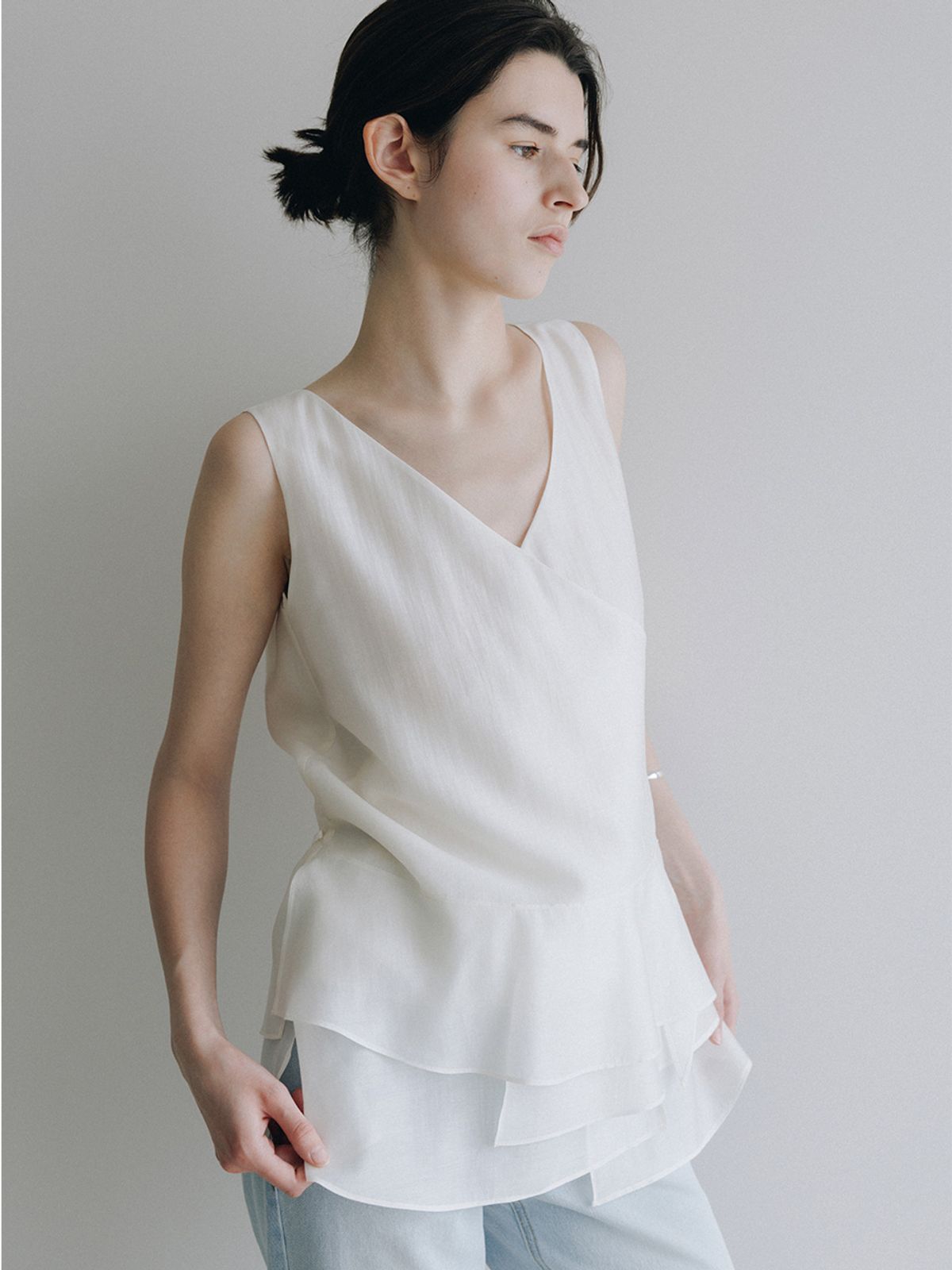 루에브르(LOEUVRE) Asymmetric Layered Flare Top SW6MB746-03