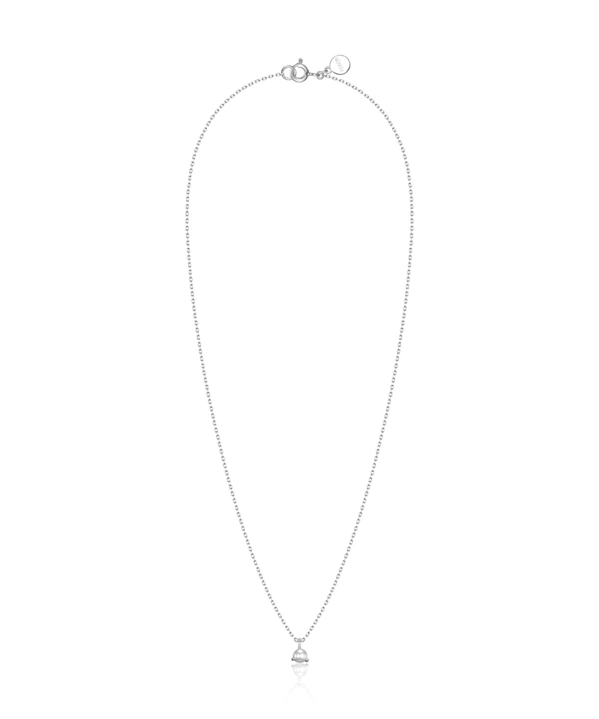 페브오어(FEBOR) Tulip pearl necklace_silver