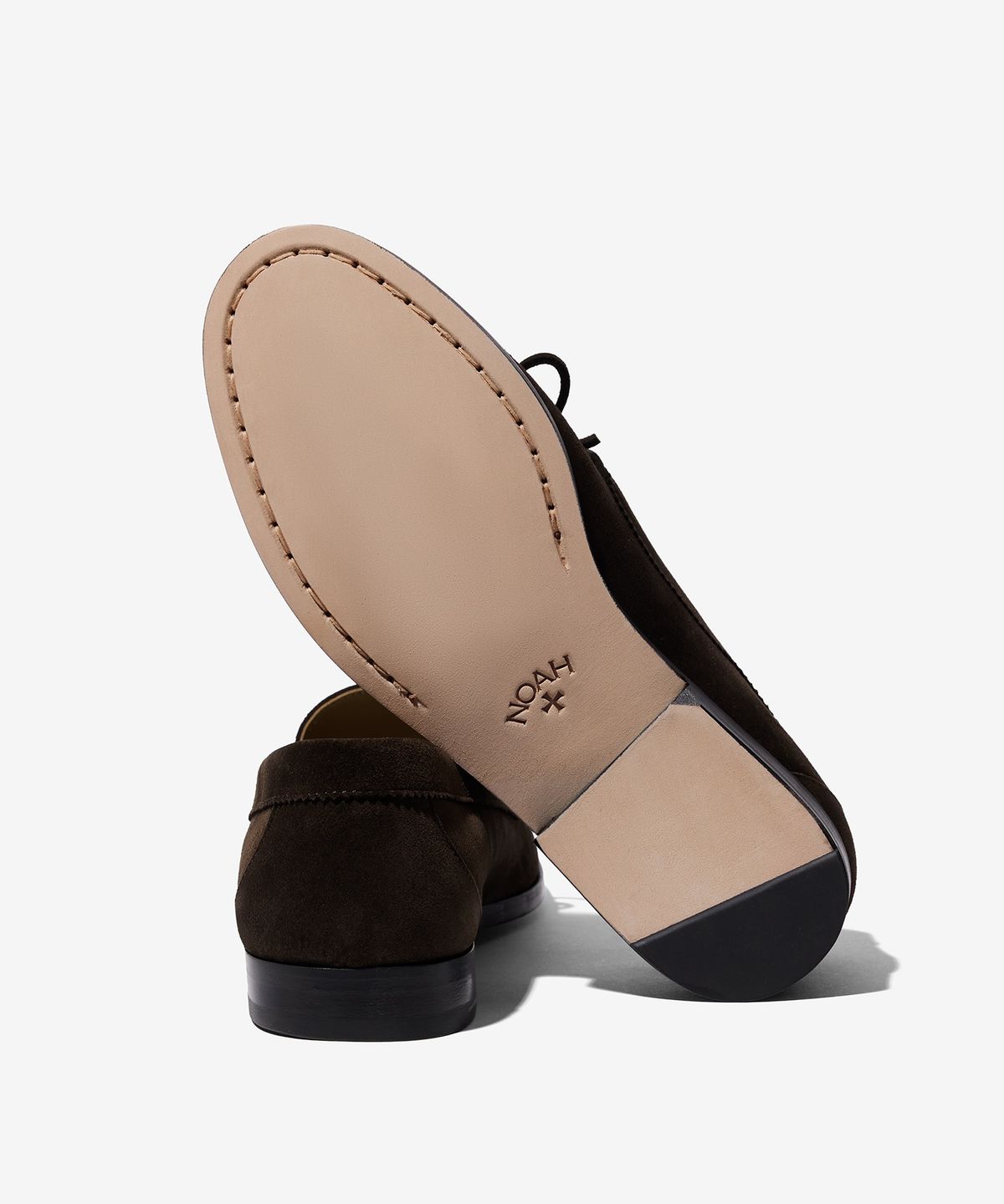 노아(NOAH) (U) 스웨이드 보우 로퍼 브라운 스웨이드 SUEDE BOW LOAFER BROWN SUEDE