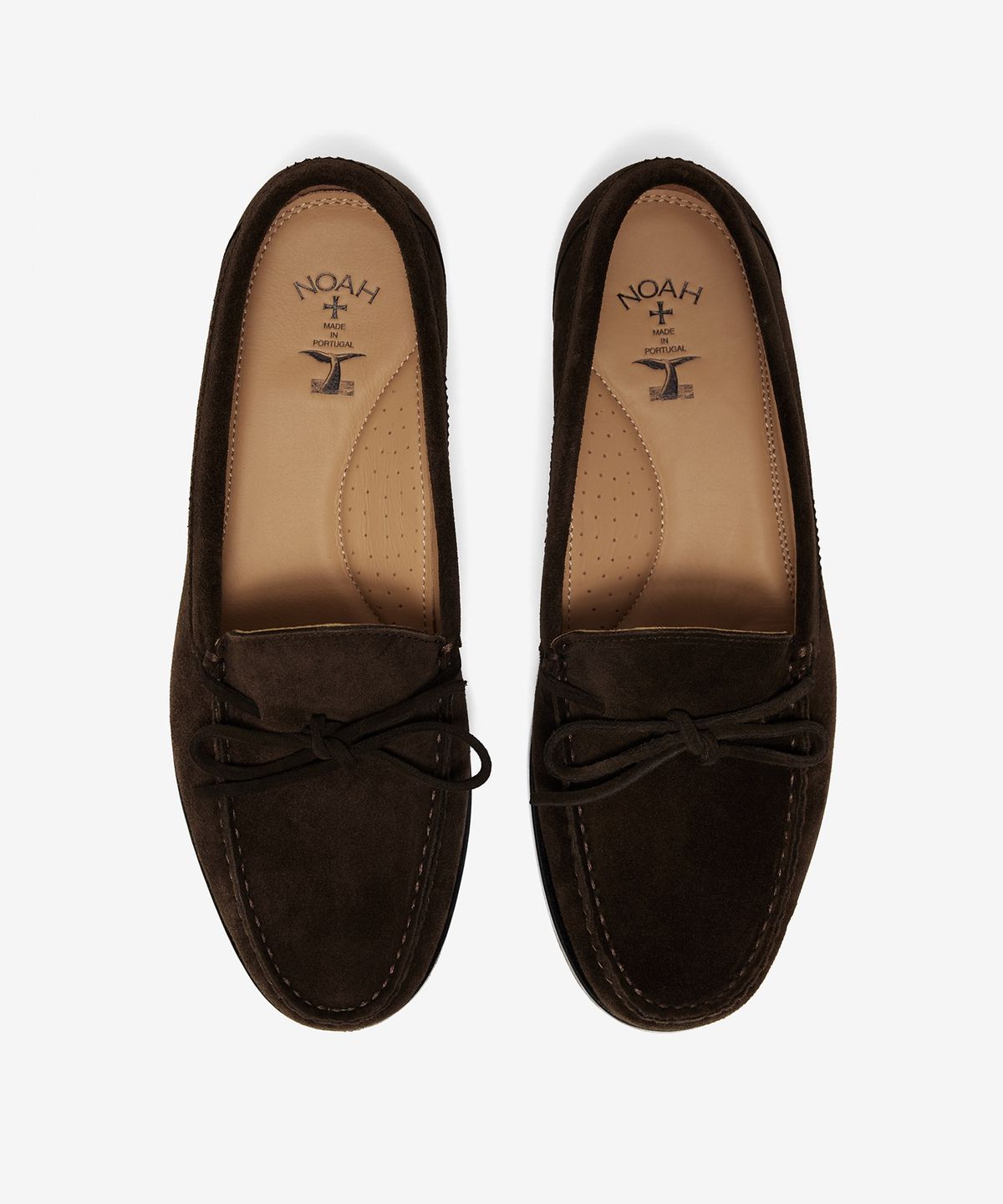 노아(NOAH) (U) 스웨이드 보우 로퍼 브라운 스웨이드 SUEDE BOW LOAFER BROWN SUEDE