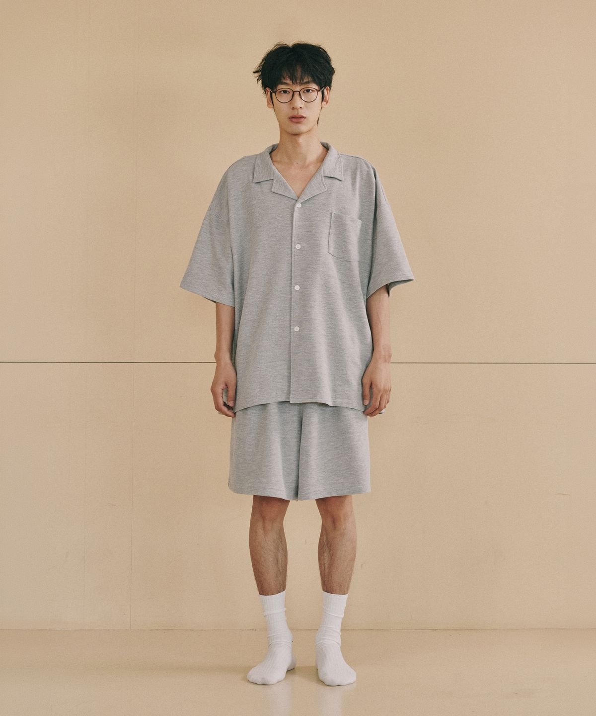 오끼뜨(OGGITT) 레지던스 와플 파자마 팬츠 그레이