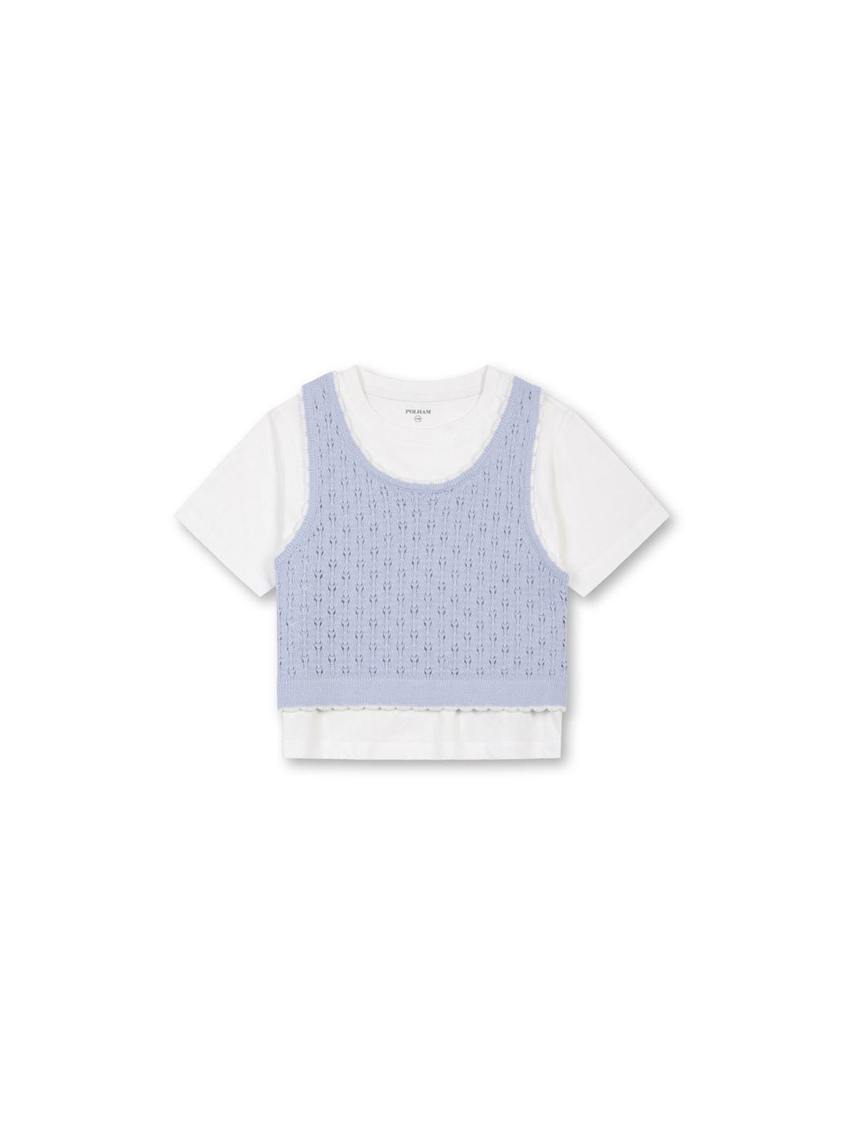 폴햄키즈(POLHAM KIDS) 여아 뷔스티에 티셔츠 세트_PKG2ES2060