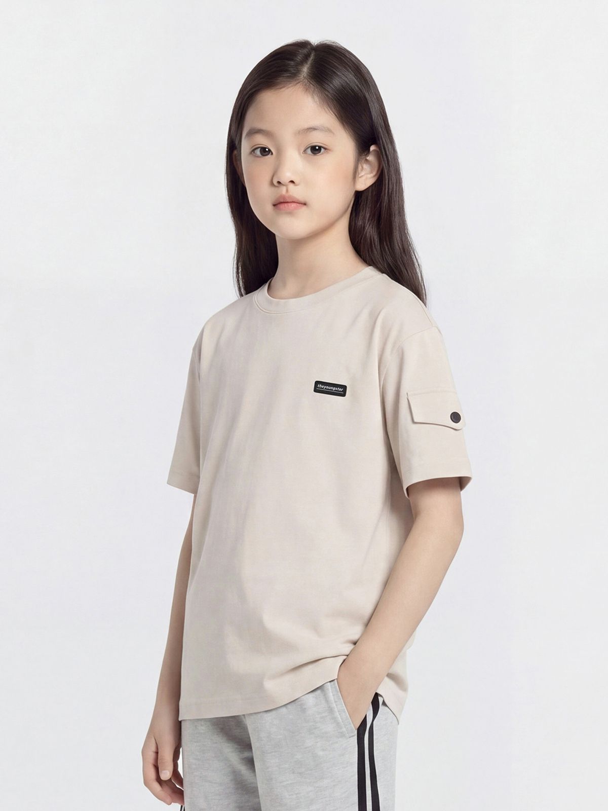 폴햄키즈(POLHAM KIDS) 공용 울트라탄성 루즈핏 반팔티_PKG2TS3773