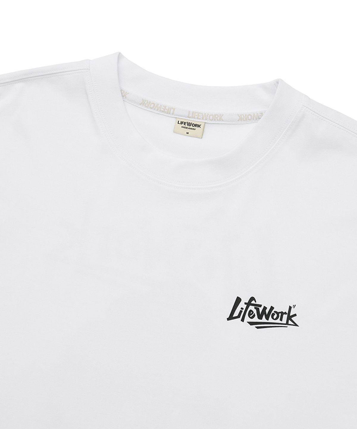 라이프워크(LIFEWORK) 클로버 보드 힙독 반팔 티셔츠