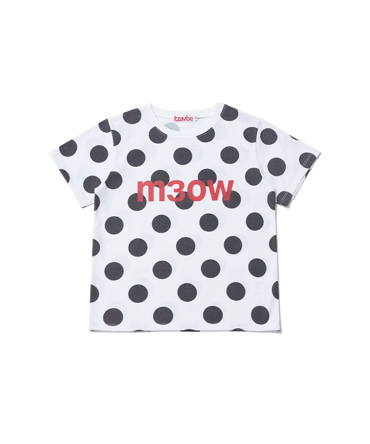 잇자바이브(ITZAVIBE) M3OW SLIM DOT T SHIRT