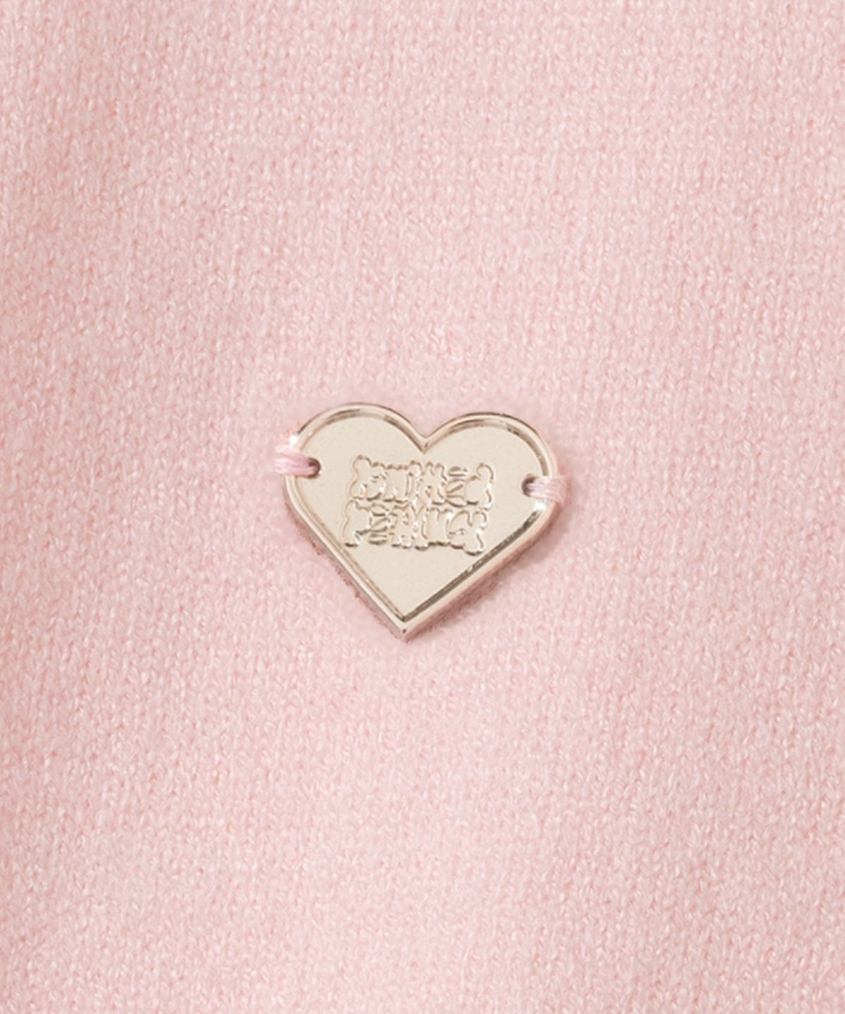 니티드(KNITTED) (W) 베이직 에센셜 워셔블 카라 니트 PINK