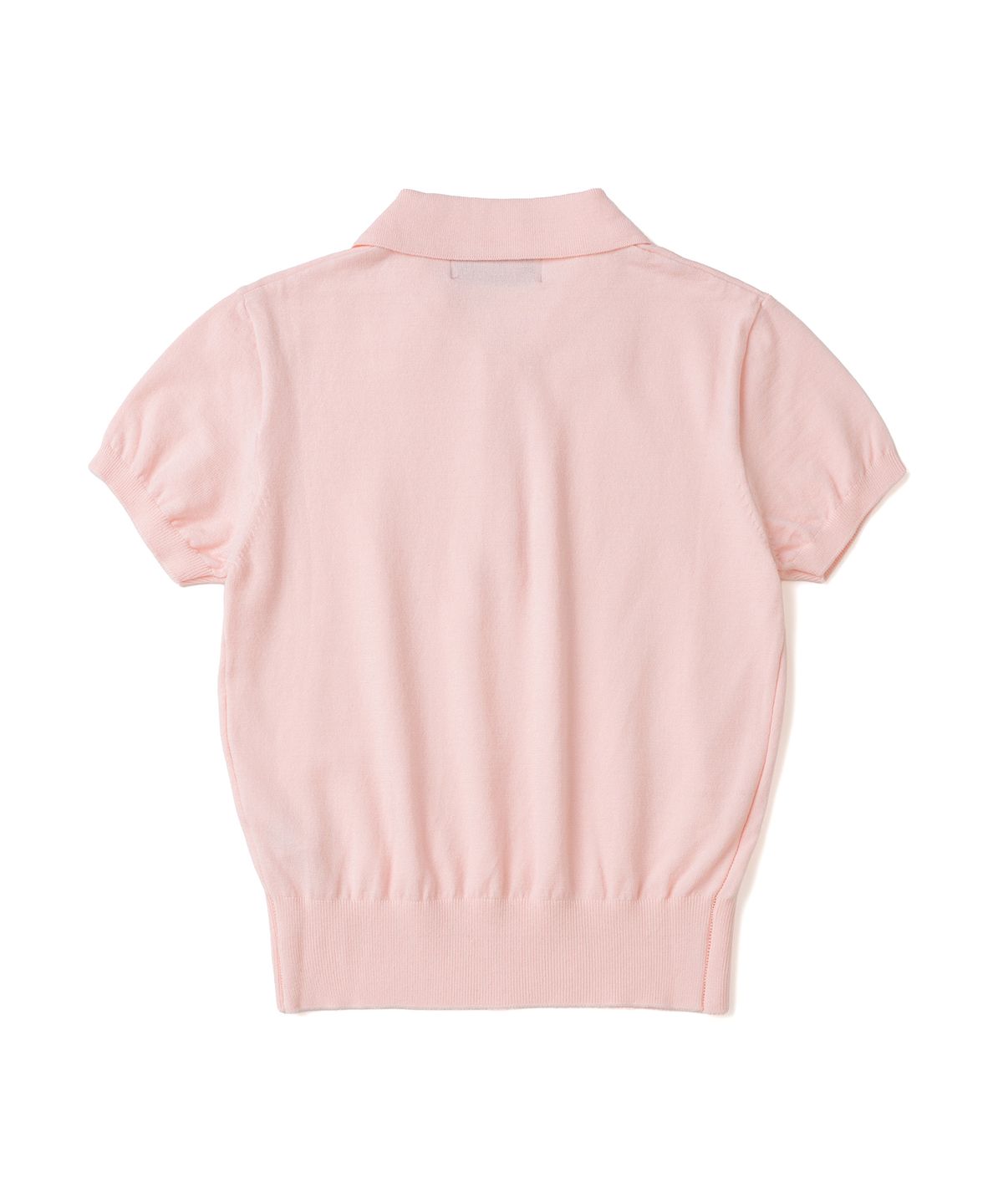 니티드(KNITTED) (W) 베이직 에센셜 워셔블 카라 니트 PINK