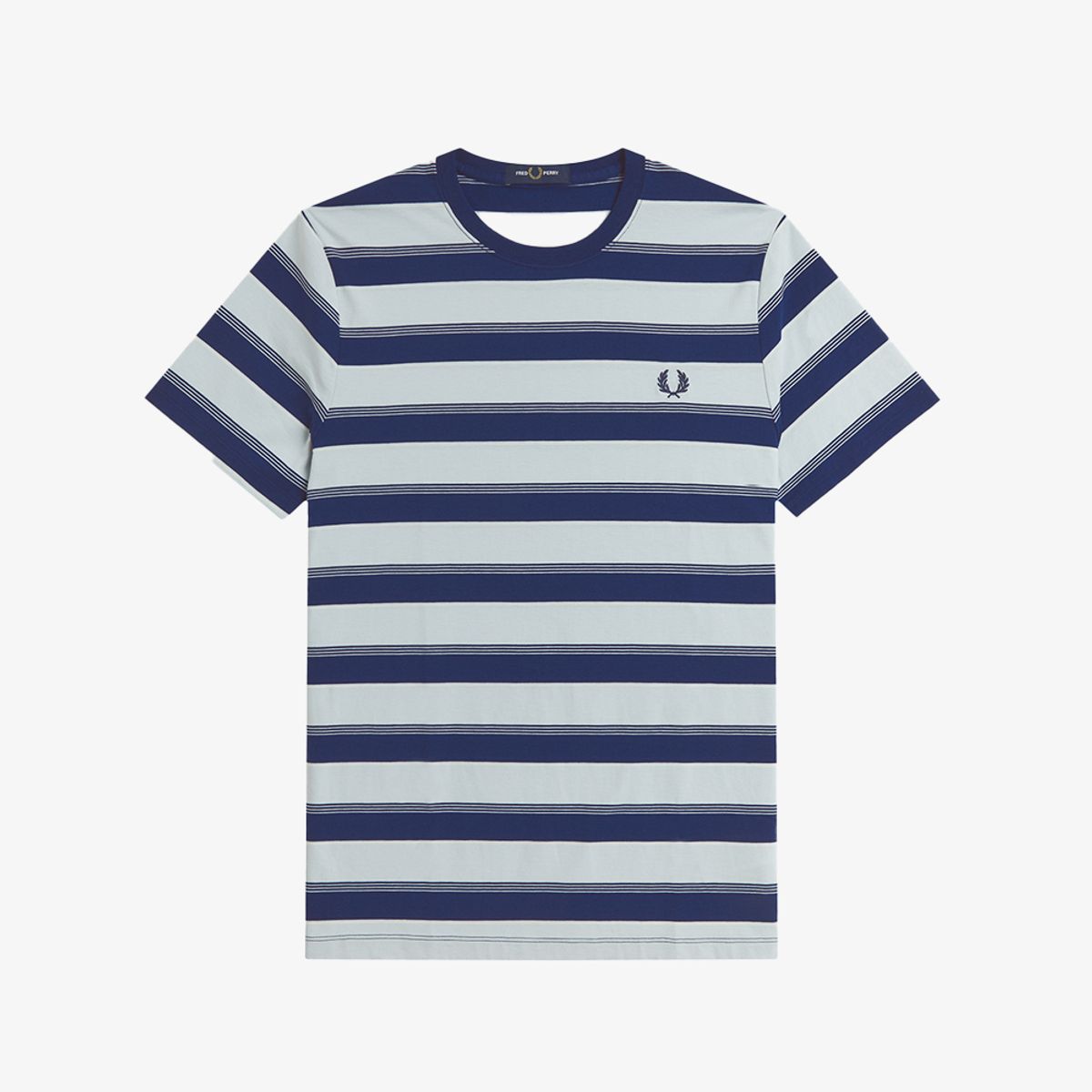 프레드페리(FRED PERRY) [Sport] 파인 스트라이프 티셔츠 - 프렌치 네이비 AFPM2612409-143