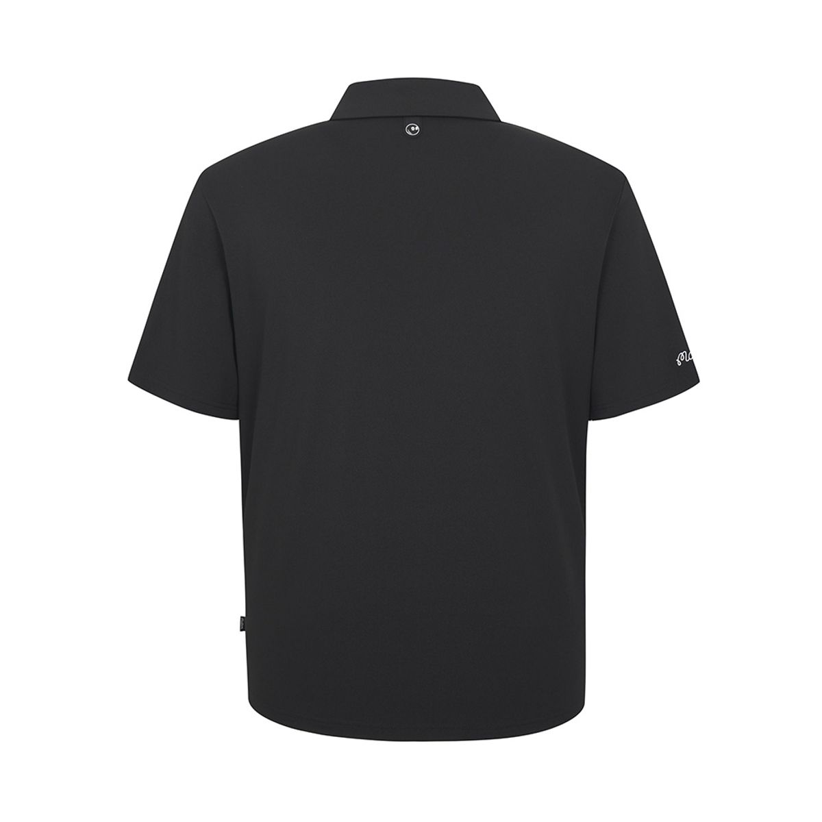 말본 골프(MALBON GOLF) 페어웨이 볼드윈 폴로 티셔츠 BLACK (MAN)