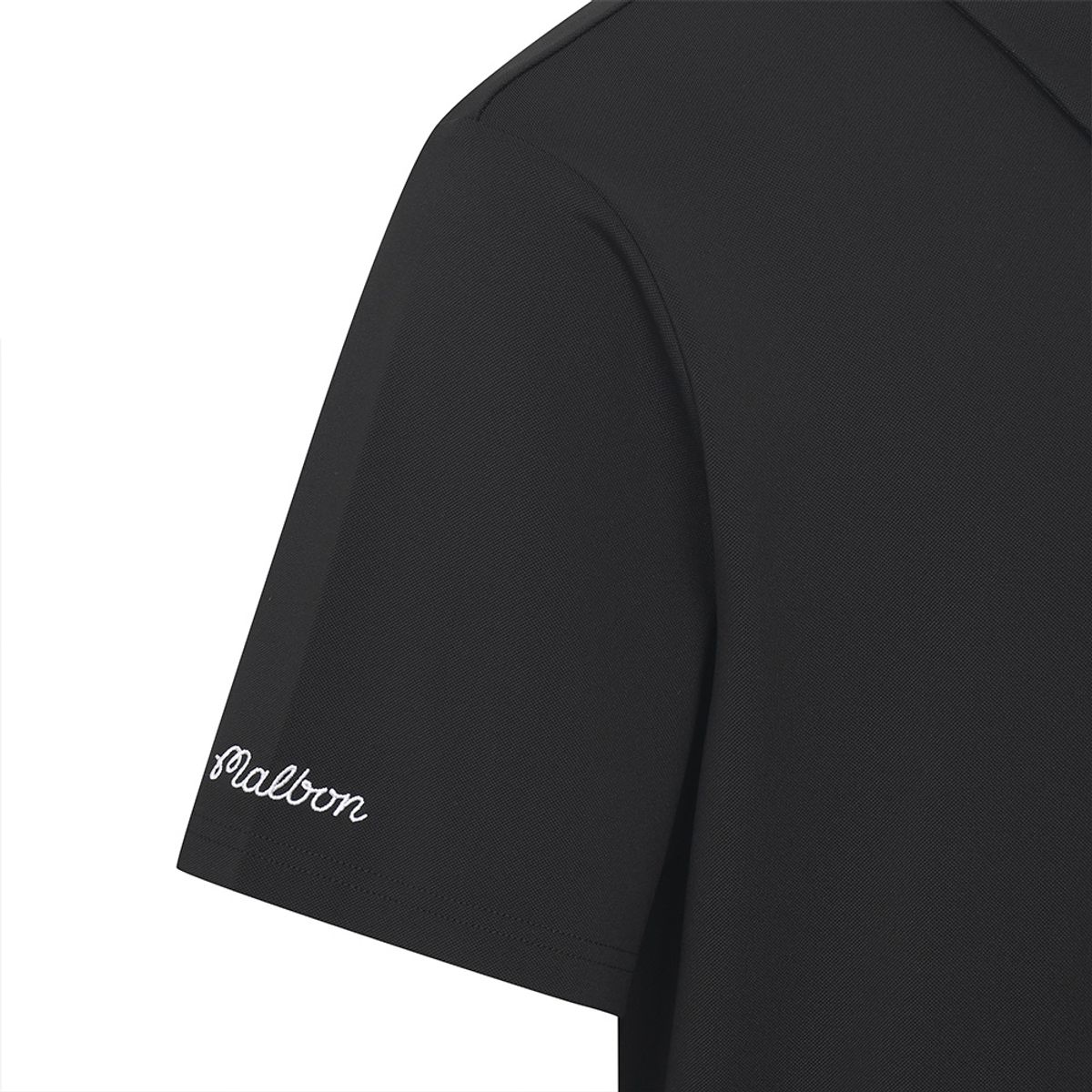 말본 골프(MALBON GOLF) 페어웨이 볼드윈 폴로 티셔츠 BLACK (MAN)