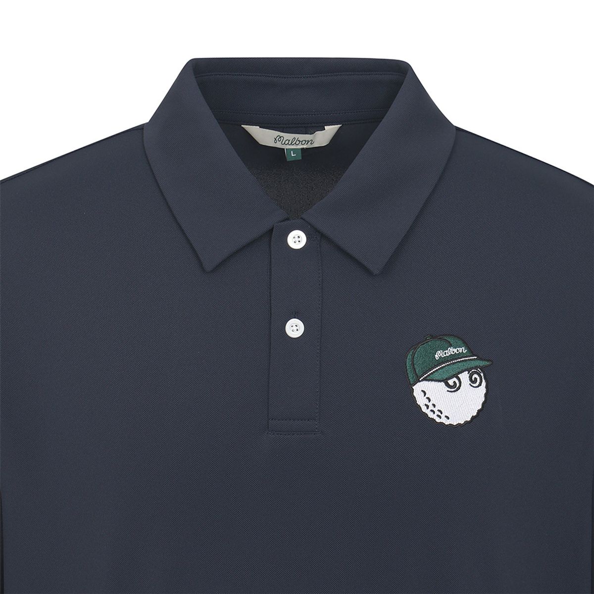 말본 골프(MALBON GOLF) 페어웨이 볼드윈 폴로 티셔츠 NAVY (MAN)