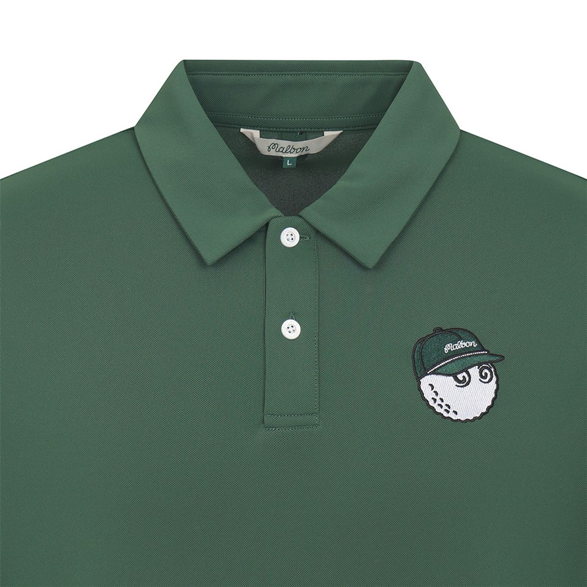 말본 골프(MALBON GOLF) 페어웨이 볼드윈 폴로 티셔츠 GREEN (MAN)