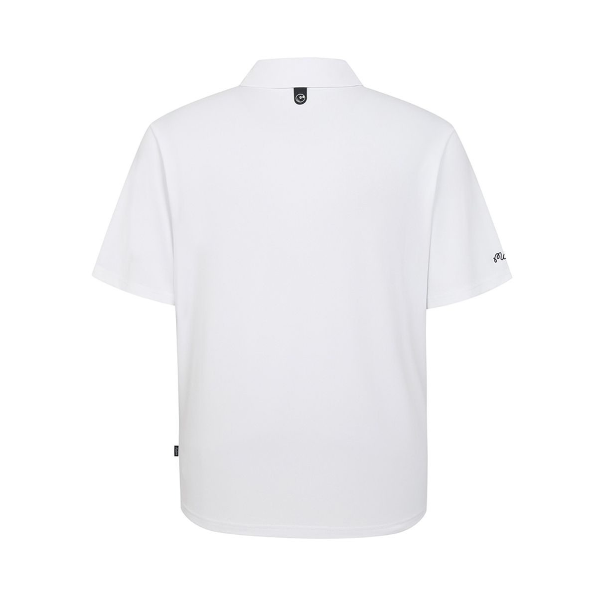 말본 골프(MALBON GOLF) 페어웨이 볼드윈 폴로 티셔츠 WHITE (MAN)