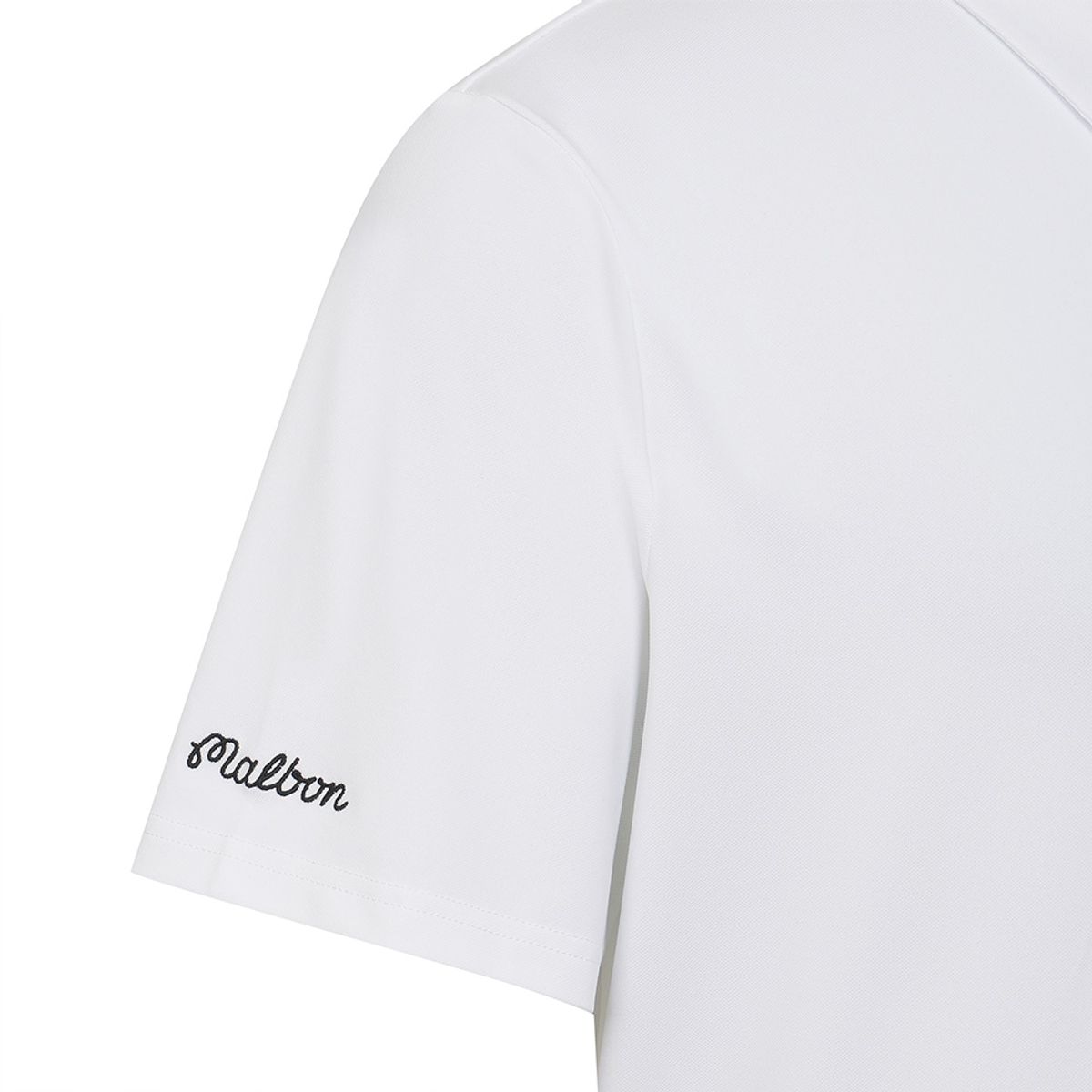 말본 골프(MALBON GOLF) 페어웨이 볼드윈 폴로 티셔츠 WHITE (MAN)