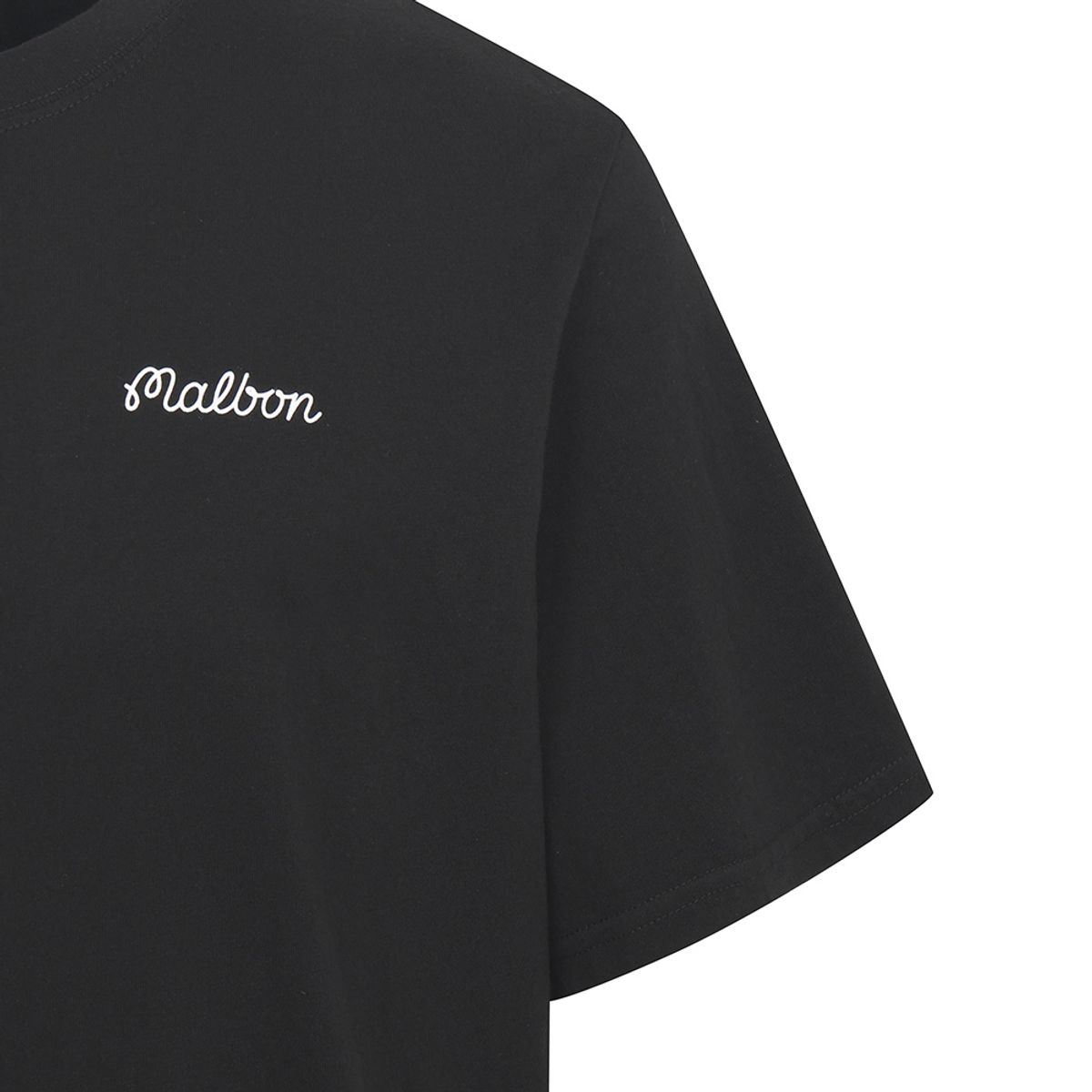 말본 골프(MALBON GOLF) 버뮤다 볼드윈 티셔츠 BLACK