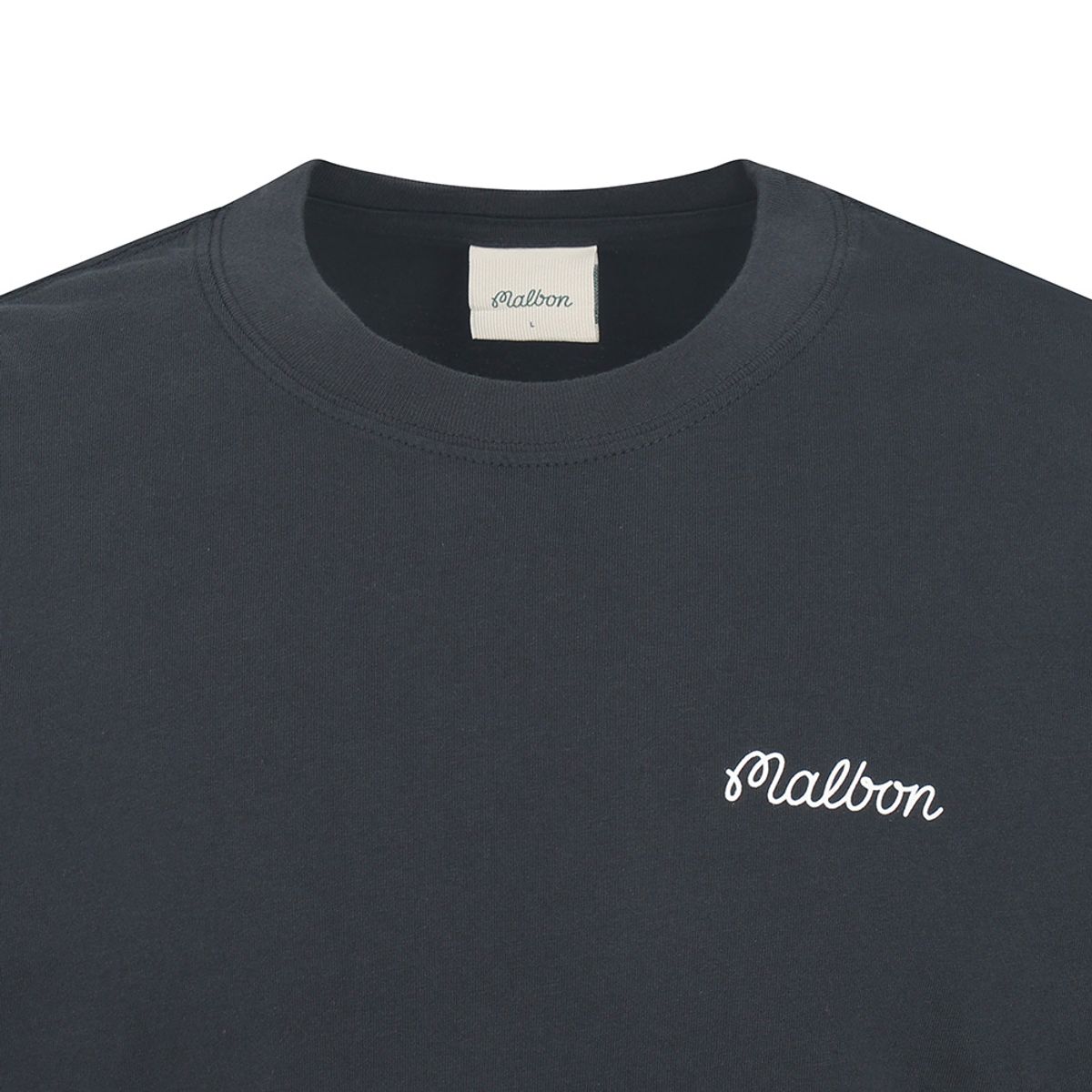 말본 골프(MALBON GOLF) 버뮤다 볼드윈 티셔츠 NAVY